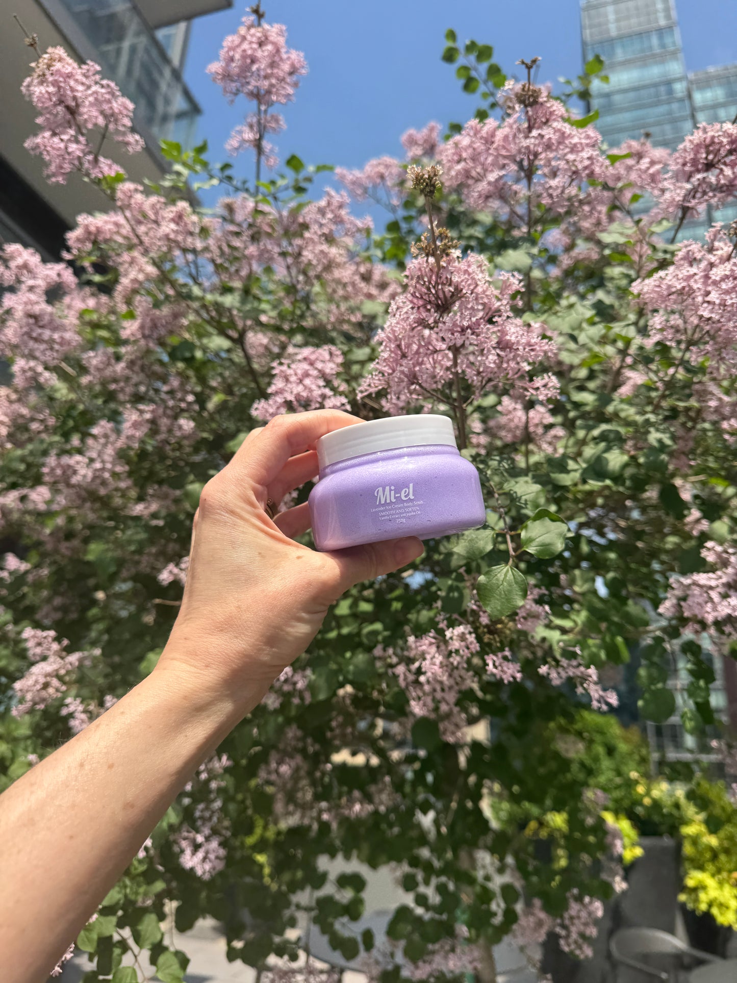 Lavender Ice Cream Body Scrub